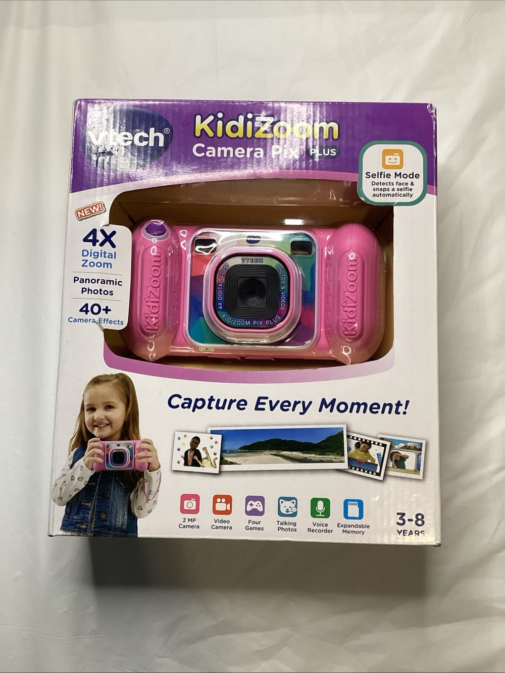 VTech KidiZoom Camera Pix Plus Kids Digital Camera - Pink